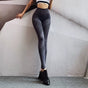 Aiithuug Sports Gym Leggings Longer Legs Butt Lifting Gym Legging Yoga Pants Peach Butt High Waist Tummy Control Fitness Tights